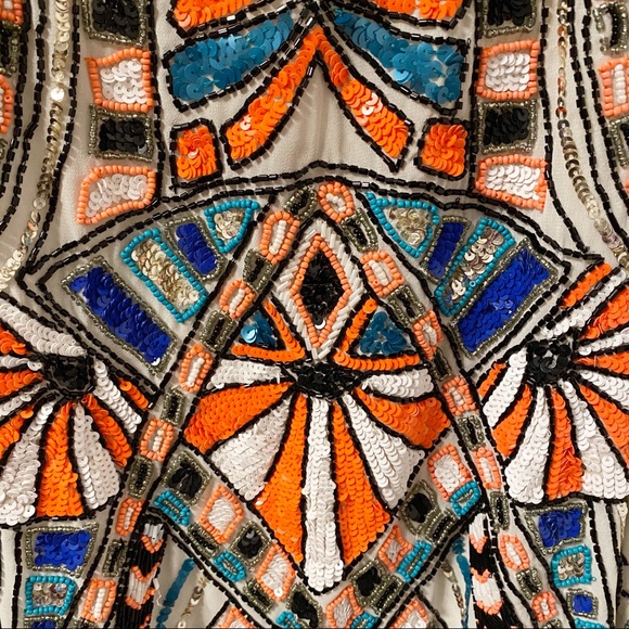 Parker - Beaded Geometric Tunic/Tank Dress - Picture 5 of 8